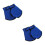 2Paires Natation Nylon Ajustables Protection Main Colorés 1