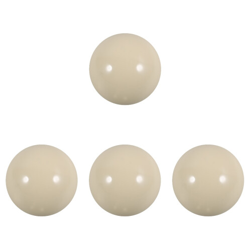 4Pièces Boules De Billard En Résine Beige D'entraînement Précise