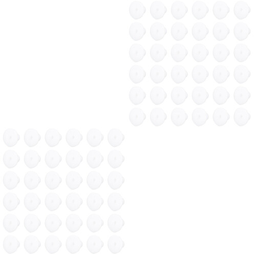 600Pièces Pour Clips D'oreilles Blancs Antidérapants DIY