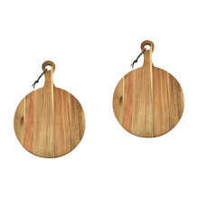 2Pièces De Service En Bois Marron Pour Maison