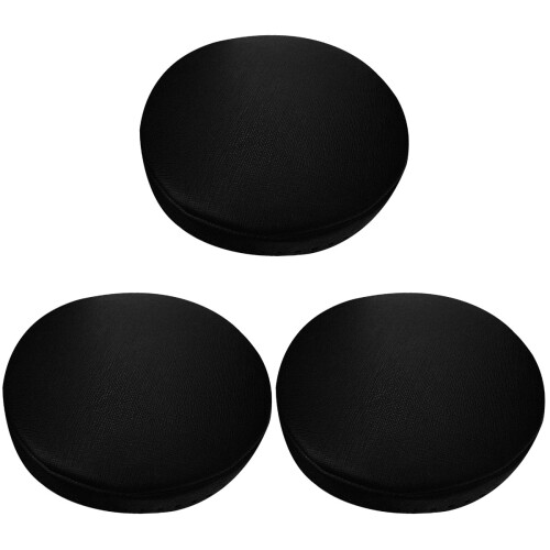 3Pièces Base Rigide PU Noir Pour Décoration Sac Seau Mode Durable