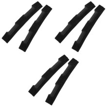 6Pièces Liner Casque Respirant Bandeau Absorption Noir