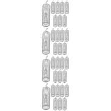 32Pièces Cage Protection Cellule Métal Argent Résistant