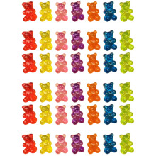 21Paires D'oreilles Mode Couleurs Variées Pour