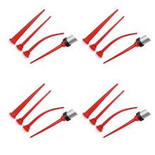 12Pièces Embouts De Mastic En Caoutchouc Rouge Kit Extensions Maison