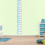 3Pièces Règle Murale Croissance Bambou Toile 9