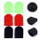 12Paires Silicone Noire Protecteur Levier Durable 3