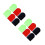 12Paires Silicone Noire Protecteur Levier Durable 9