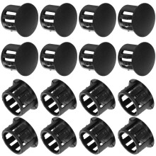 100Pièces Bouchons Amovibles En ABS Pour Meubles Et Cuisines Noirs