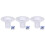 3Pcs White Water Dispenser Replacement Seat for Home Office Use 1