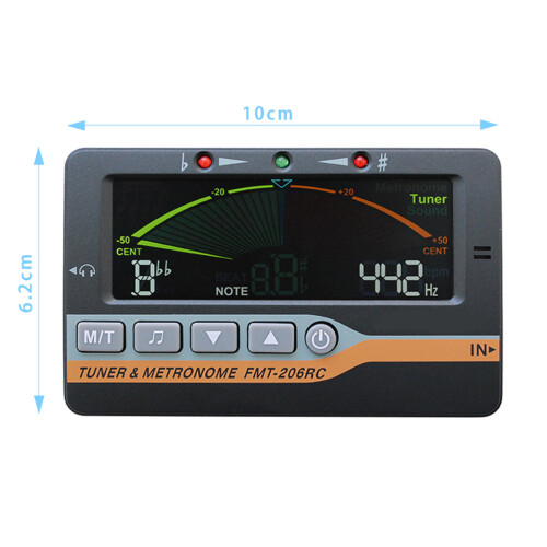 2Pièces Tuner Électronique Avec À Écran Couleur Noir 1