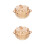 2Pièces Pot En Verre Marron Clair Pour Décoration Maison 7