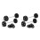 4Pièces Mini Barbells Pla Décoration Élégante Pour Maison De 9