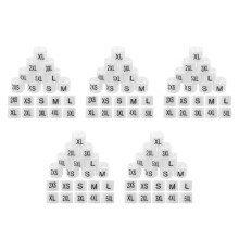 1000Pièces Marqueurs Taille Pour Vêtements À Crochets
