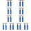 20Pièces Gonflage Ballons Matériau Compact 1