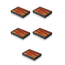 5Pièces Moules Lingots En Graphite Noir Pour Fusion Métal DIY