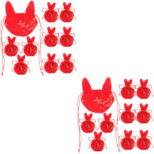 20Pièces Sachet Vides Rouge Parfumés Rangement