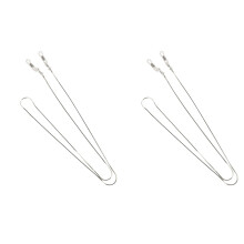 2Pièces Lunettes En Cuivre Argent Pour Usage