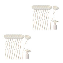 20Pièces Bâtons Diffuseurs Rattan Khaki Séchée