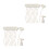 20Pièces Bâtons Diffuseurs Rattan Khaki Séchée 1