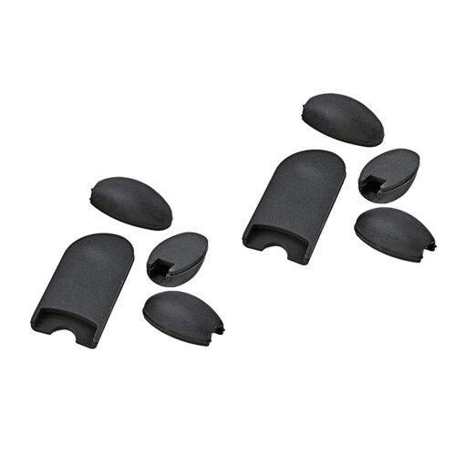 2Ensembles De Protections Pouce Saxophone Silicone Noires Confortables
