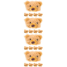 16Pièces Ornements Ours DIY Orange Pour Vêtements Accessoires