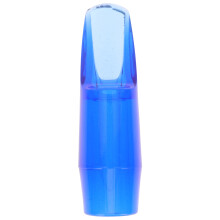 2Pièces Embouchure Saxophone Alto Bleu Portable Matériau ABS Résistant