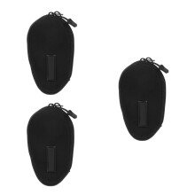 3Pièces Sacoche Noir Pour Embouchure Saxophone En Nylon