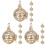 15Pcs Gold Essential Oil Pendant Aromatherapy Diffuser Necklace Locket 2