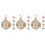 15Pcs Gold Essential Oil Pendant Aromatherapy Diffuser Necklace Locket 3