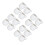 16Pièces Pots Crème Céramique Blancs Pour Usage Chic 1