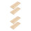 4Pièces Planche Bois Beige Multi-Usages Pour Conception Bracelets 8