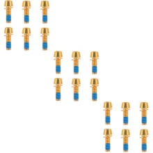 18Pièces Vis Remplacement Rotor Alliage Titane Couleur Or