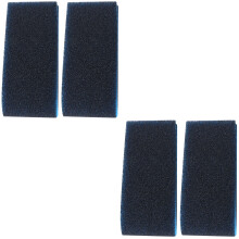 4Pièces Éponge Filtre Aquarium Réutilisable Puissante