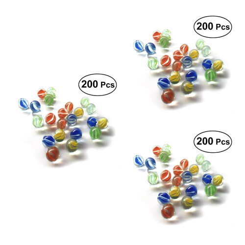 3Pièces 200 Marbles En Multicolores Pour Jeu D'enfants 1