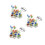 3Pièces 200 Marbles En Multicolores Pour Jeu D'enfants 4