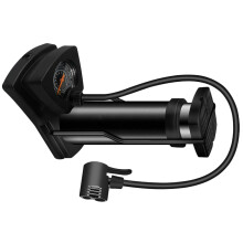 2St Portable Voetpomp Voor , Zwart, Duurzaam En Compact Model