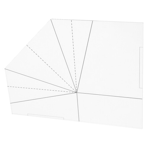 4Pièces Gabarits Transparants En Pour Projets Couture DIY 1