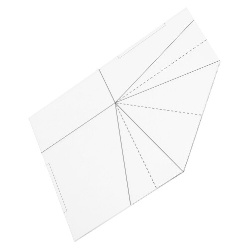 4Pièces Gabarits Transparants En Pour Projets Couture DIY 2