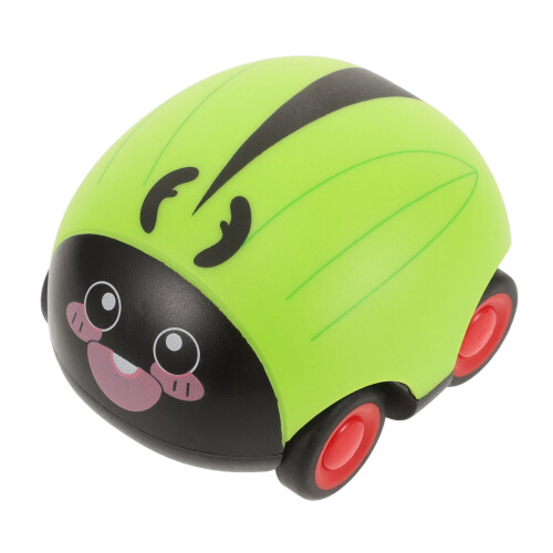 3Pièces Jouets Voitures Mini Vertes À Rappel Design Animé Captivant 1