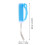 2Pcs Elderly Utensils Sky-Blue Ergonomic Adaptive Fork Stainless Steel 2