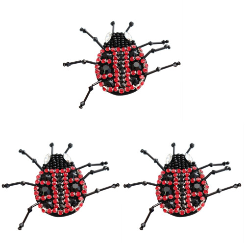 3St Patch Multi Rhinestones Versiering Voor Kleding