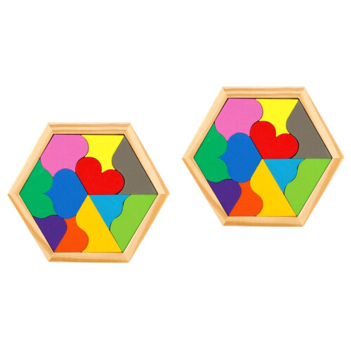 2Sets Puzzels Multi Kleur Speelgoed