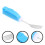 2Pcs Elderly Utensils Sky-Blue Ergonomic Adaptive Fork Stainless Steel 7