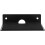 2Pcs Black Wall Speaker Bracket with Soft Felt Pad for Home 1