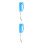 2Pcs Elderly Utensils Sky-Blue Ergonomic Adaptive Fork Stainless Steel 9