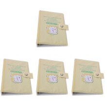 4St Gele A6 Plastic Binder Cover Voor School En Kantoor