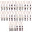 30Pcs Versatile White Cotton Loop Tea Towel Holder Clips for Home Use 9