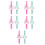 10Pièces Bracelets Slap Licorne En Polyester Pour Sport 6