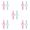 10Pièces Bracelets Slap Licorne En Polyester Pour Sport 7